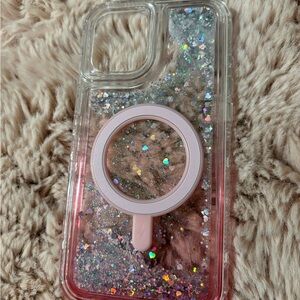 Glittery Pink Phone Case
